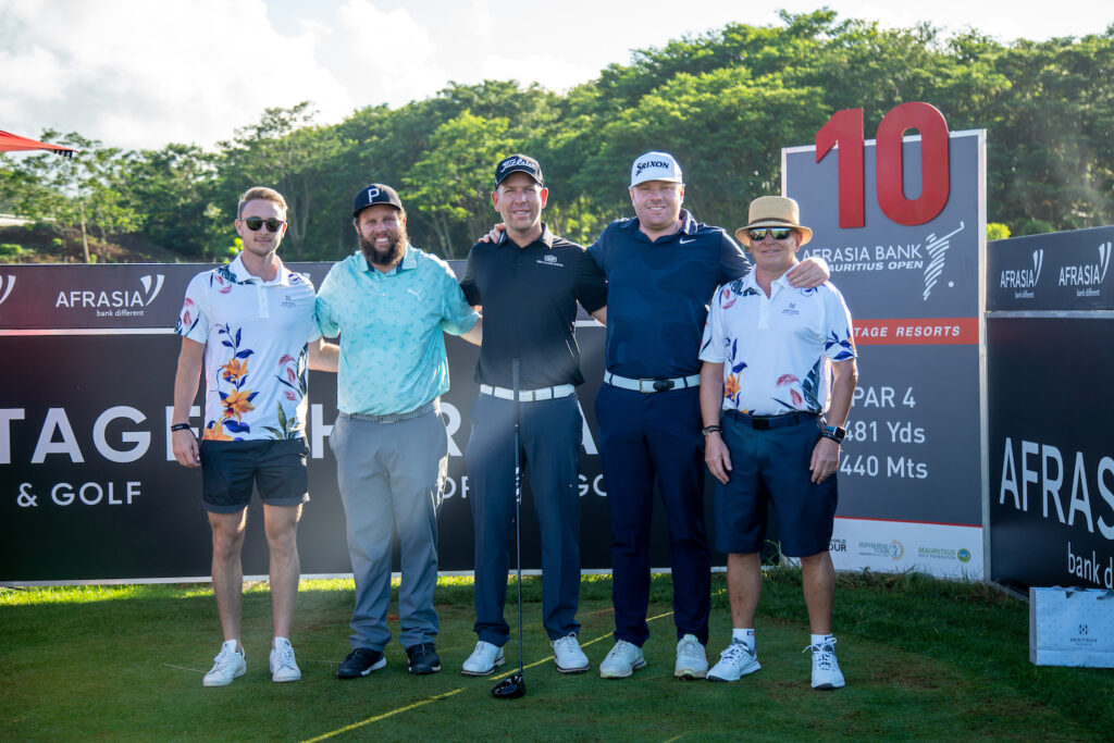  Our guests of honour, Andrew Johnstone, Oliver Bekker and Dylan Mostert.